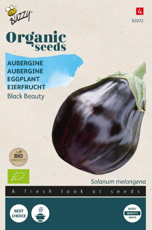 Organic Eggplant Black Beauty