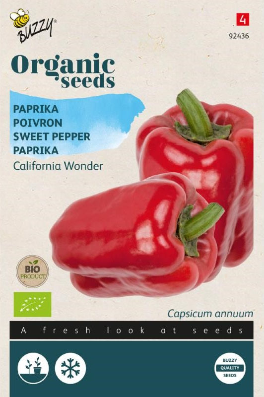 Organic Paprika (California Wonder) 