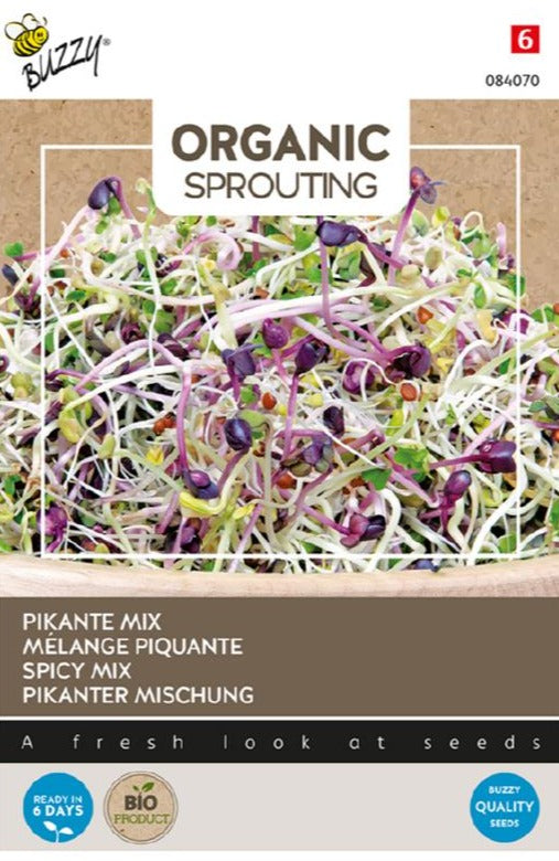 Organic Sprouting Salad Mix (spicy)